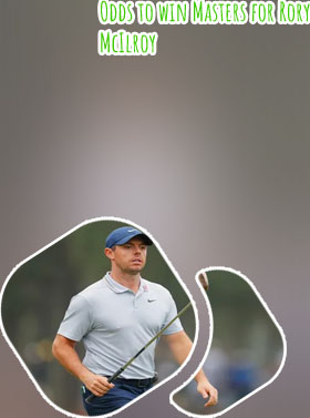 Rory mcilroy odds to win masters